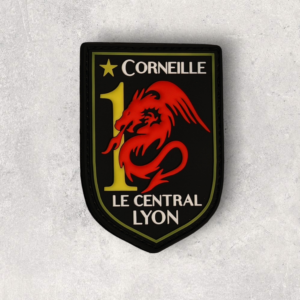 Écusson plastique couleur