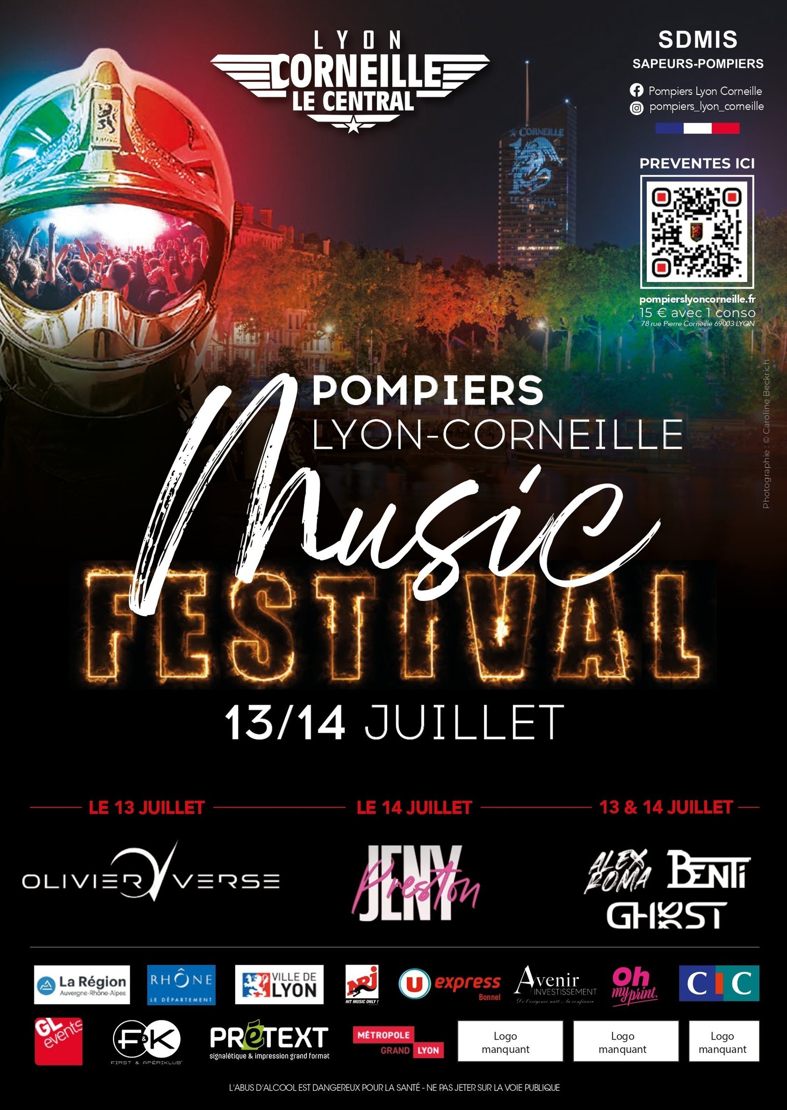 Affiche Officielle Lyon Corneille Music Festival