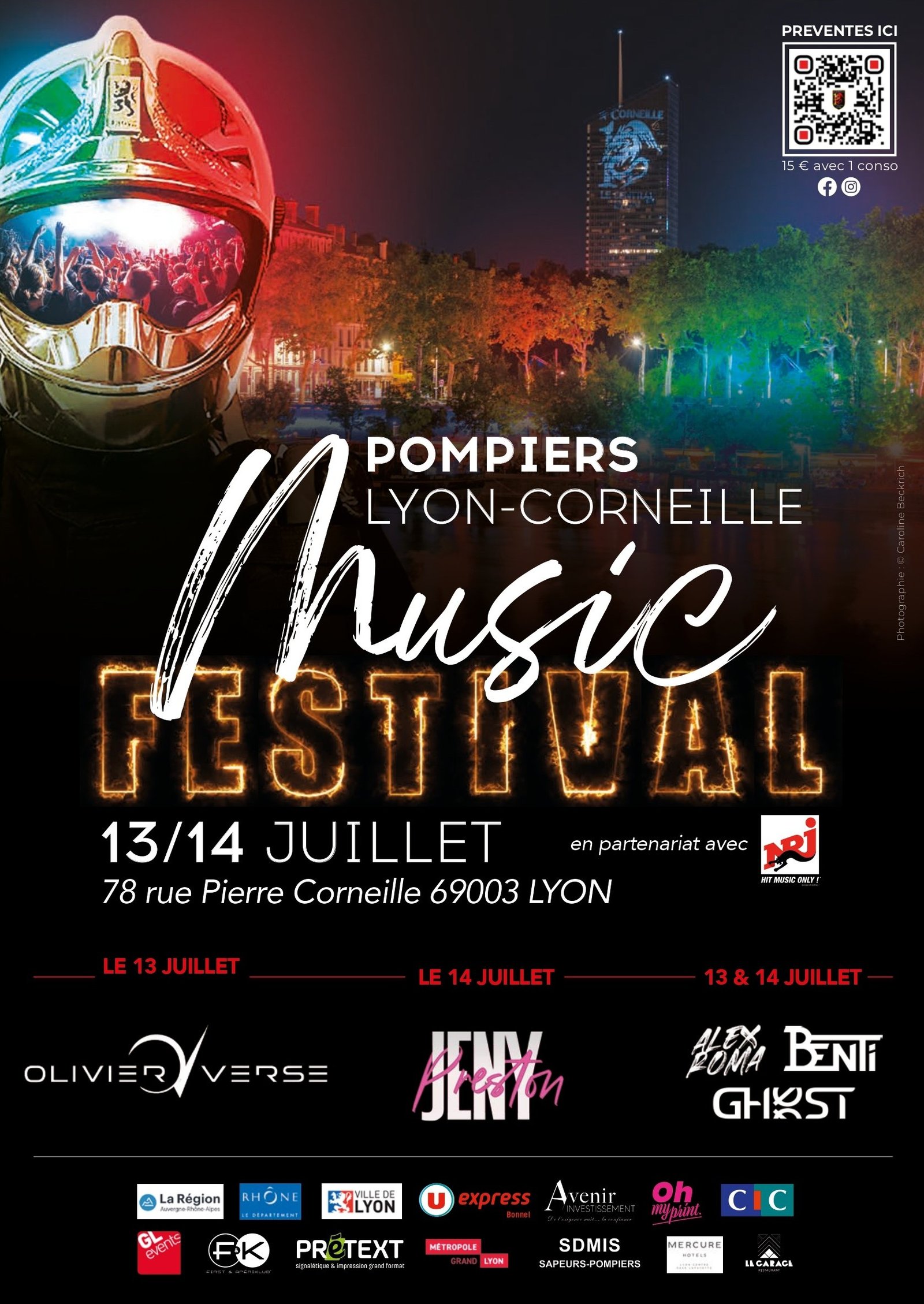 Affiche Officielle Lyon Corneille Music Festival